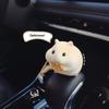 Cute Anime Stealing Hamster Car Interior Decoration Gourmet Hamster Figures Auto Dashboard Decoration For Car Accessories Woman