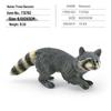 Handcrafted Raccoon Figurine: Miniature Mammal Model for Children's Science Education