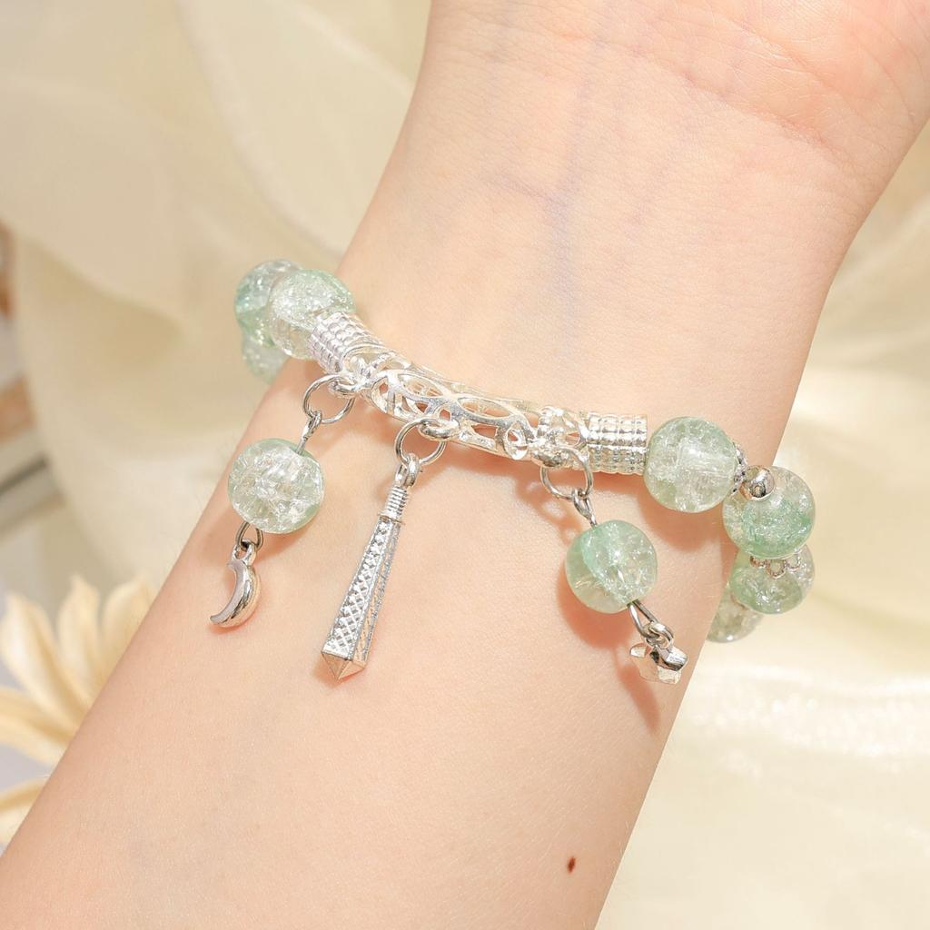 New Mori Super Immortal Starry Sky Half Bracelet Female Ins Wind Sweet and Versatile Student Bracelet Direct Sales Jewelry