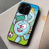 Мультяшный чехол для телефона Смешарики Для IPhone 17 Pro Max 16 15 14 Pro Max 13 11 X Xs Xr 8 7Plus Стеклянная крышка