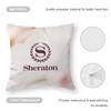 Модная наволочка для отеля Sheraton, защита от пылевых клещей, невидимая молния, шелковистый короткий плюш, чехол для диванной подушки