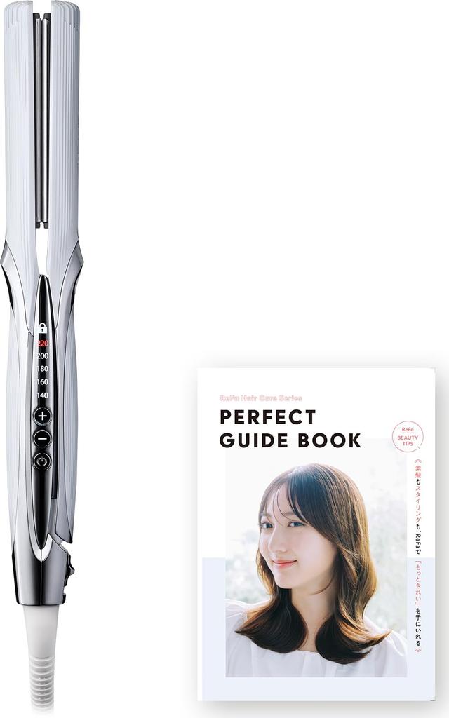 Store ReFa STRAIGHT IRON PRO Hair Arrangement Guidebook Included New Model [Official Only] (white)
