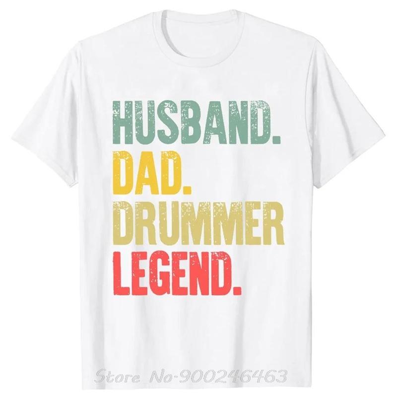 Drummer Vintage Evolution Of Unisex Drumsticks Drumset Drum Set Tshirt Tees Cotton I Destroy Silence Drumming Tshirts Unisex Clothes