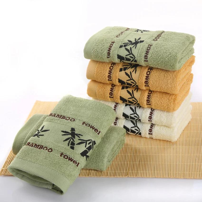 1/2pcs Set Bamboo Fiber Towels Set Home Bath Towels for Adults Face Towel  Thick Absorbent Luxury Bathroom Towels Toalha De Praia