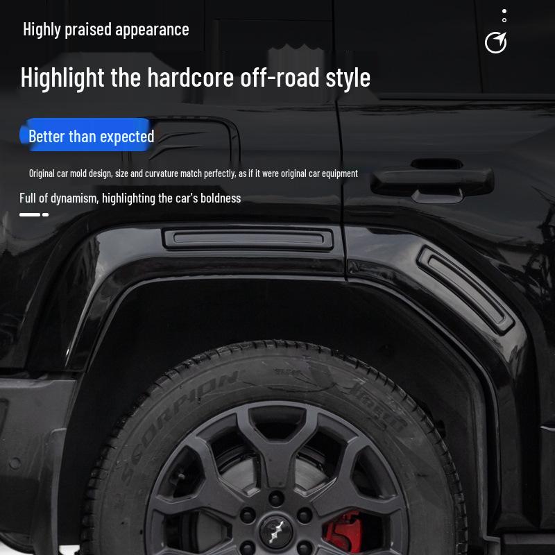 Комплект для внедорожного тюнинга Equation Leopard 5: Широкие расширители колесных арок и 3D-панели дверей с защитой от царапин.