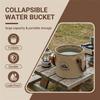 Collapsible Water Bucket Large Capacity Portable Storage For Camping Car Emergency Use