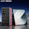 KEYSION Противоударный чехол для Samsung Z Fold 7 5G, Нескользящая задняя крышка из твердого пластика для Galaxy Z Fold 7 5G