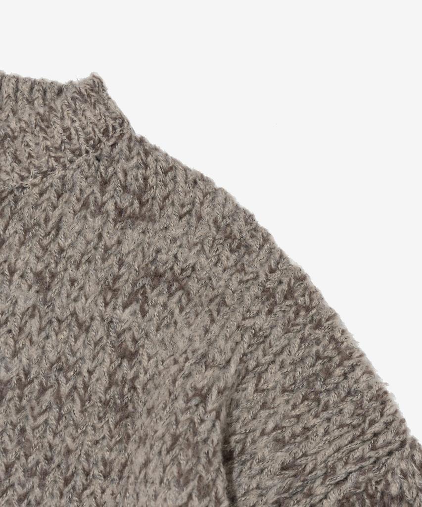 OTHERFITS Круглый шерстяной свитер из альпаки (бежевый)