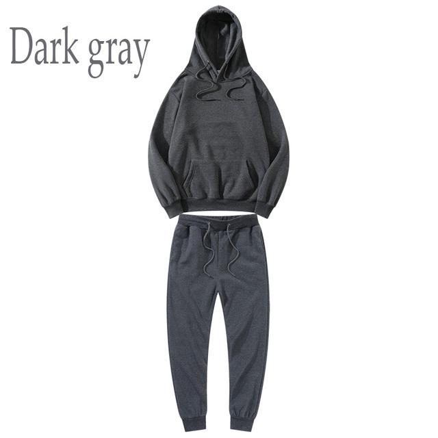 Женские спортивные комплекты Женские толстовки + брюки Спортивные штаны для бега Зимний флисовый спортивный костюм Толстовка Пуловер Мода
