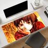 Anime Lain Mouse Pad Large Nonslip Rubber Gaming Desk Mat Computer Laptop Office Keyboard Tray Pc Decor Black