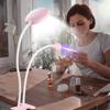 УФ LED Лампа для ногтей Двухголовая гибкая лампа с зажимом для гелевых ногтей Сушилка для маникюра Лампа для полимеризации для дома DIY Салона