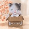 Resin Bobble Head Cat Dashboard Ornament Swing Head Animal Desktop Figurine  Bedroom Table Ornament