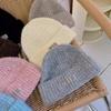New Wool Hat Women's Autumn and Winter Warm Cold Hat Lengthened Thick Knitted Hat Fashionable Ear Protection Big Head Circumference Shows Small Face