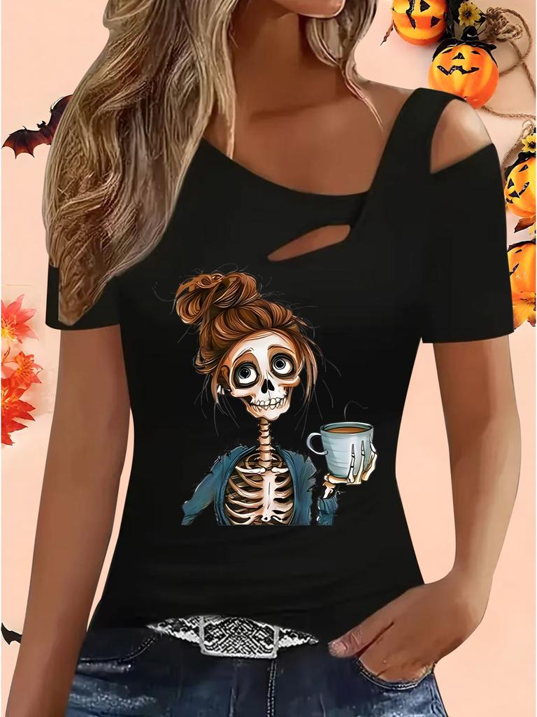 Women's Loose Halloween and Christmas Gift Tops Blouse Shirt