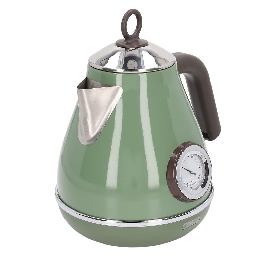 Electric Water Kettle Temperature Display Retro Paint Electric Kettle with 360 Degree Rotating Base