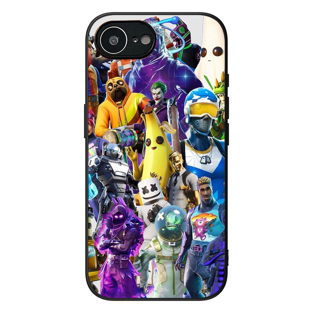 Wallpaper F-Fortnites-Lovely Phone Case for Apple iPhone 12 13 Mini XS 11 Pro Max 7 8 Plus + XR 8+ X SE 2020 SE3 Cover Casing