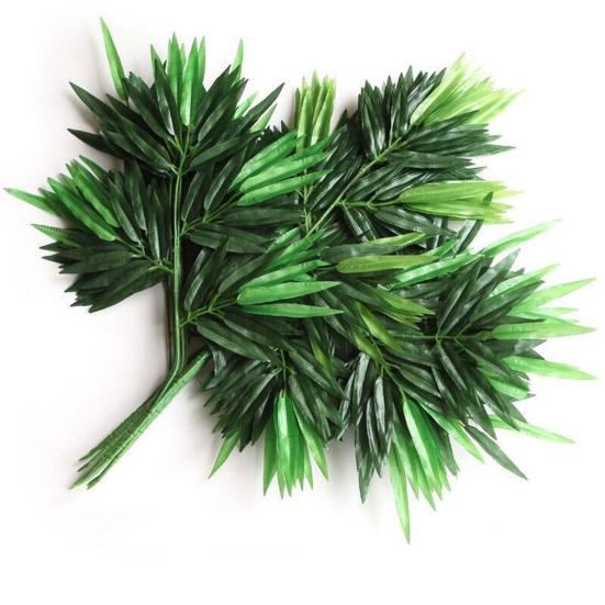 12 шт., искусственный бамбук, очаровательное, против падения, стильное, полезное, вечное, мягкое, искусственное растение для дома