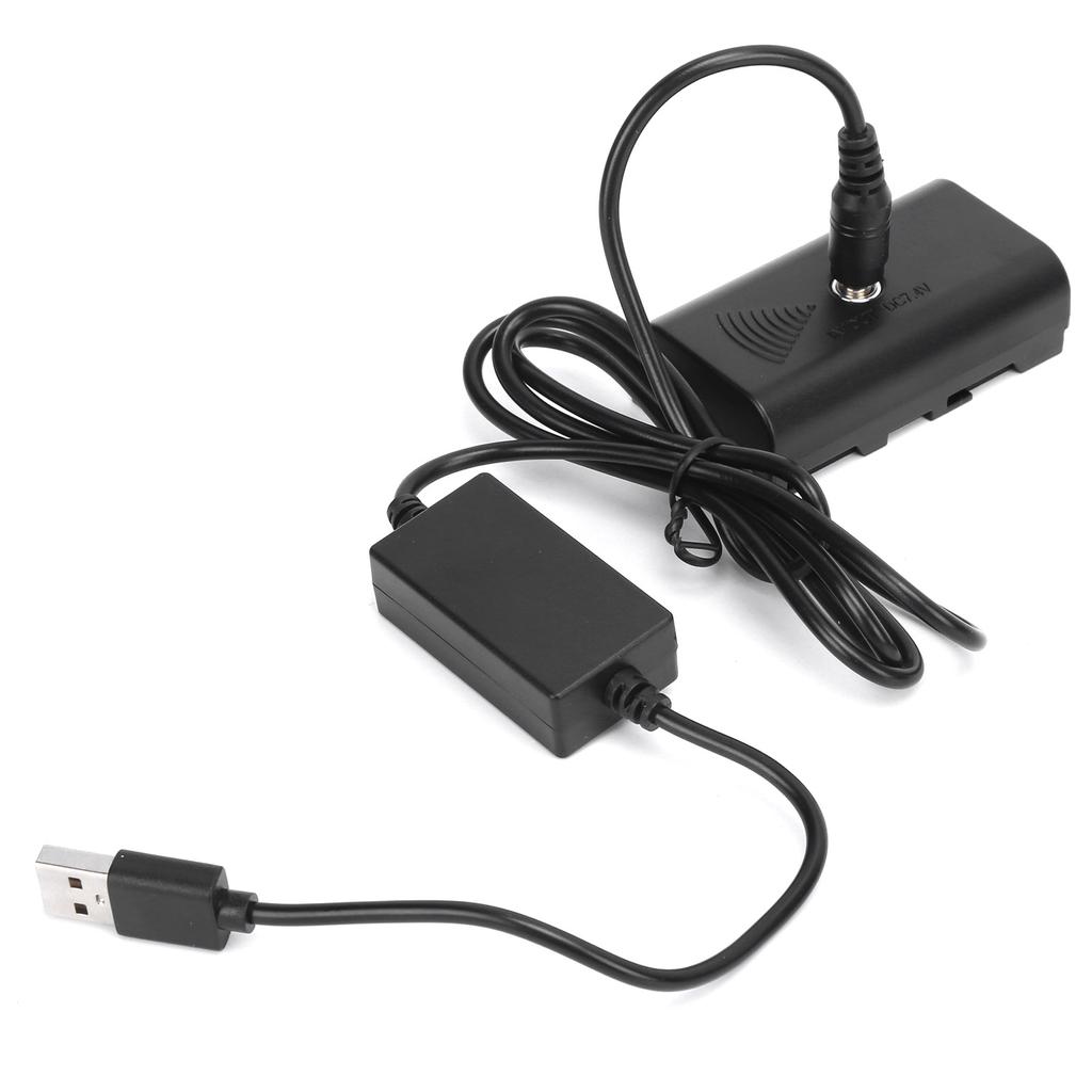 Кабель питания USB 5-5,5 В, мобильный блок питания, DC-адаптер, муляж аккумулятора NP-F550 для монитора, заполняющего света
