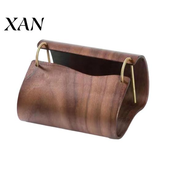 Office Desk Organizer Wooden Tissue Holder, Rectangular Decorative Paper Napkin Dispenser, Reusable Holder Organizer, for Home Decor Bathroom Case