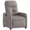 VidaXL Fauteuil de Massage Inclinable Électrique, Chaise de Relaxation avec Dossier et Repose-pied Réglables, Siège de Salon 3206793
