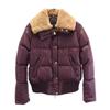 TATRAS Пуховик из натурального меха 1 Фиолетовый Женский Б/У