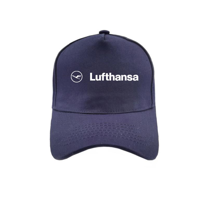 Бейсболки авиакомпании Lufthansa Регулируемые Модные Повседневные Стиль для активного отдыха Кепки Lufthansa MZ