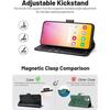 Coque Intégrale - pour Samsung Galaxy S24 - Effet Cuir Noir - Support Téléphone - Aimantée