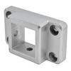 Соединительный блок для алюминиевых профилей с фиксированным основанием, 2-сторонний квадратный угловой аксессуар