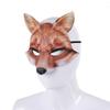 Animal Cosplay Mask EVA Half Face Cover Sexy Fox Mask  Halloween