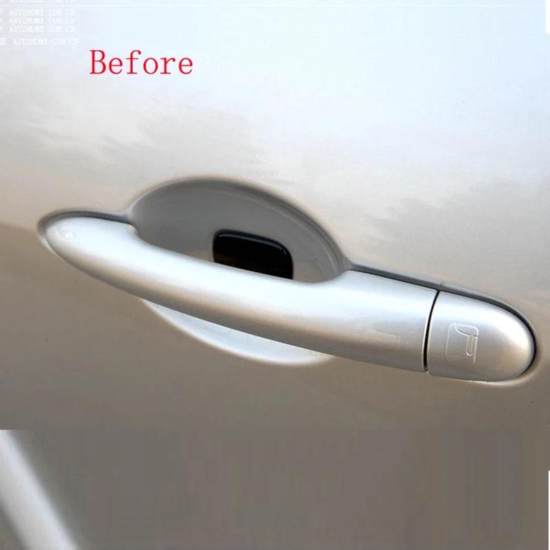ABS Chrome Cap for Renault Laguna II Auto Car Accessories Door Handle Catch Cover Trim 2001 2002 2003 2004 2005 2006 2007