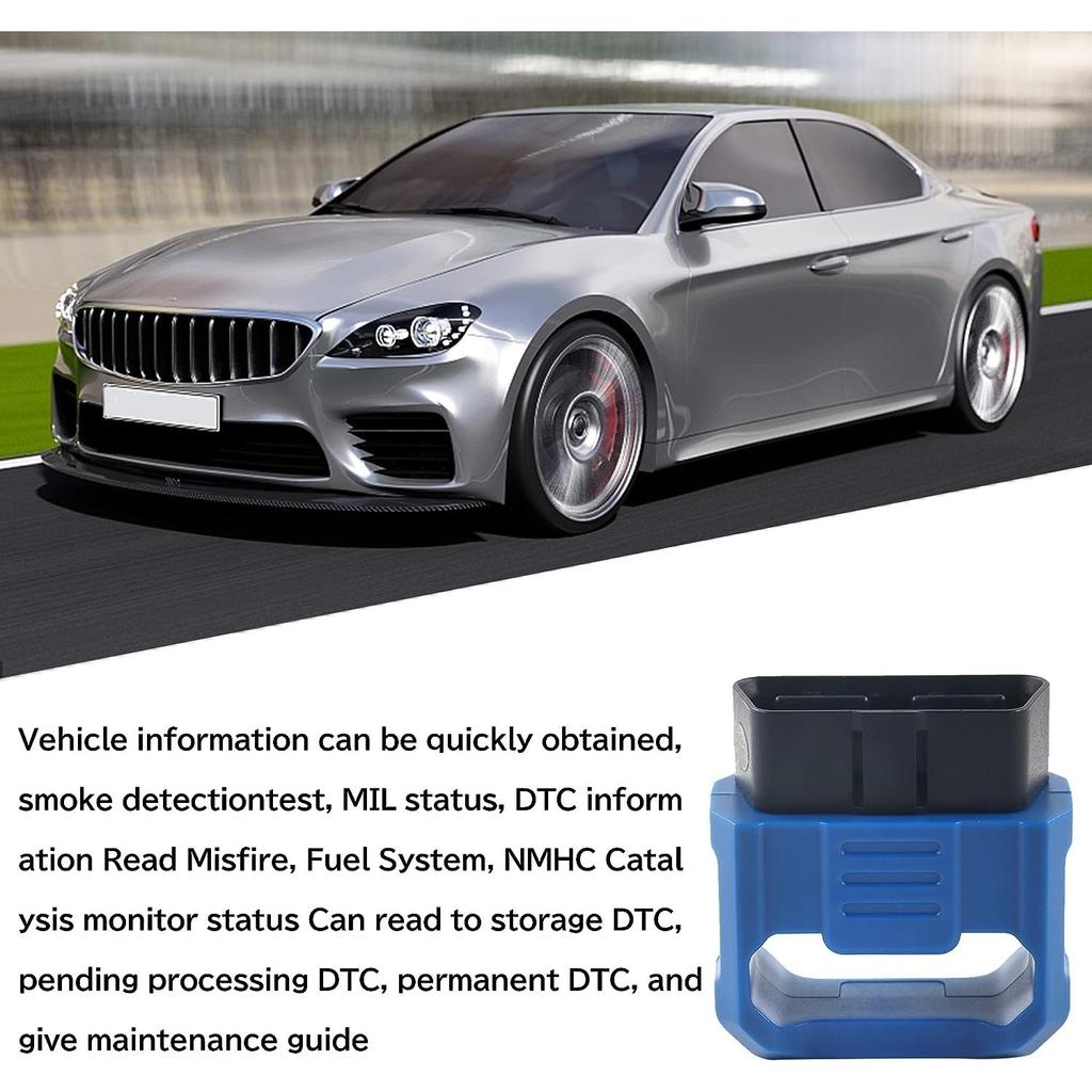OBD2 Bluetooth 5.0 Адаптер-сканер для Android, IOS и iPhone Беспроводное диагностическое устройство Bluetooth Считыватель кода двигателя для автомобилей 12 В, дизельных автомобилей, бензиновых автомобилей