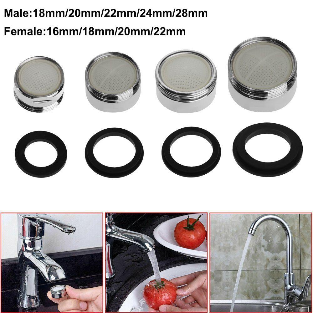 Male Female Water Saving Tap Aerator With Washer Water Purifier Faucet Filter Home