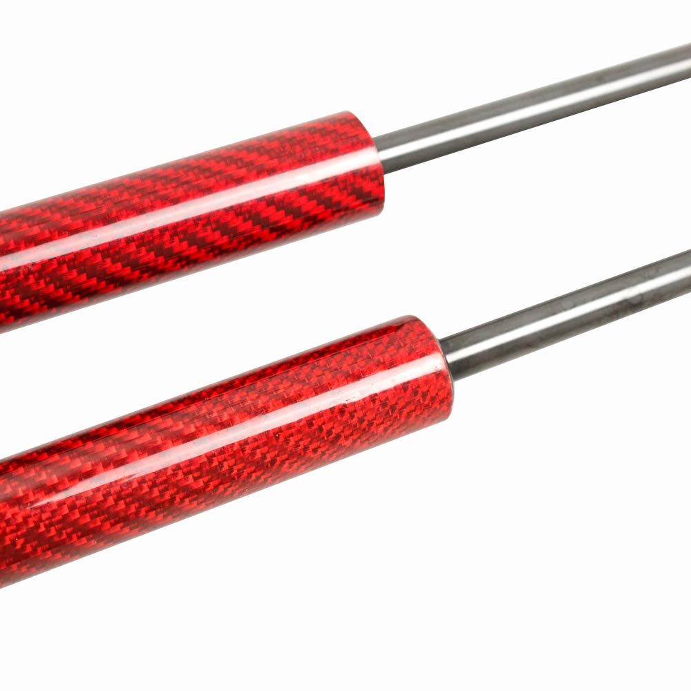 XIANGSHANG Bonnet Damper Set for Toyota Mark X100 Series Part Number Vehicle Inspection Replacement Red Carbon Fiber (2) 1996-2001 II/Chaser/Cresta