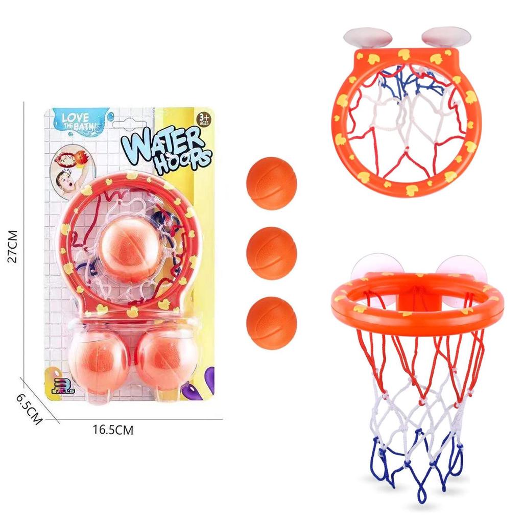 Cartoon Basketball Hoop Bath Toy for Kids