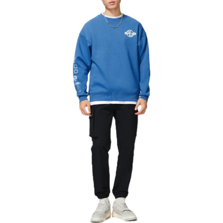 Свитшот Li Ning Badfive Унисекс Синий AWDSC01-4