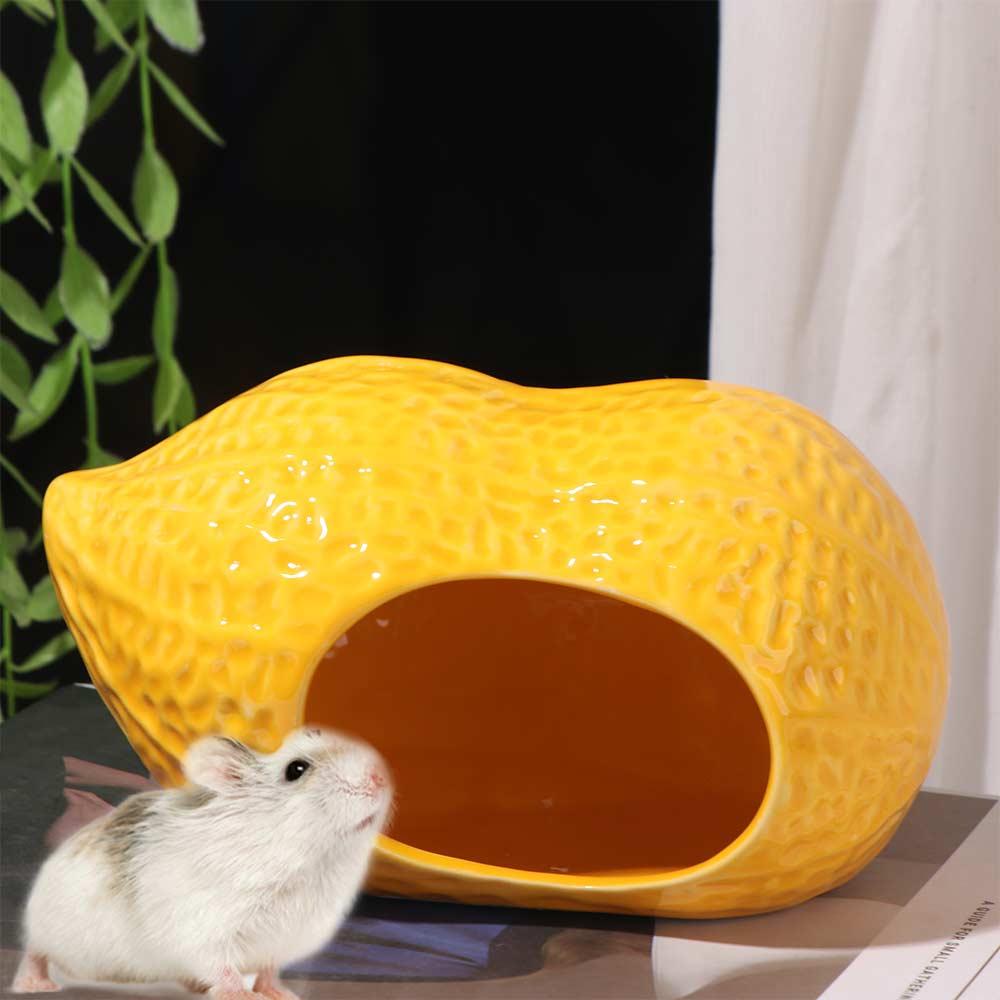 Cute Pet Hiding House Cooling Hamster Bed Hamster Nest Storage Organizer