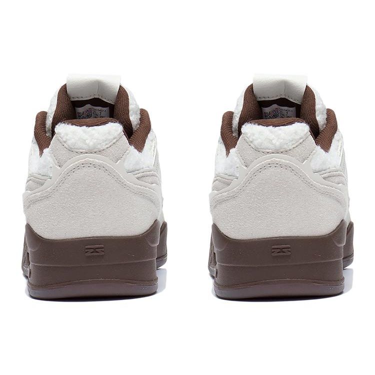 Li Ning Moon White Low Top Wear Resistant Casual Skate Shoes Unisex Sneakers AGCS427-1