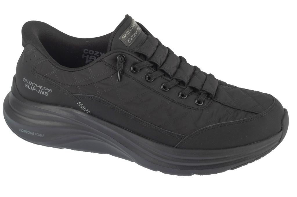 Skechers Slip-Ins: Go Walk Now - Payton, Mens Black Sneakers