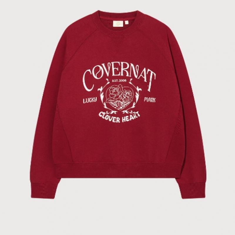 CovernOt Женская толстовка с винтажным рисунком B1 Co2501cr74 Ot Rd Na