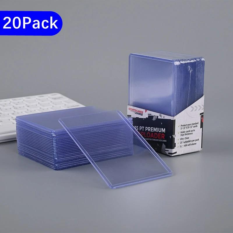 35Pt Top Loader 3x4" Защитные протекторы для игровых карт Внешний протектор для карт Папка для коллекционных карточек Игровые карточки Спортивные карты Детские игрушки Подарок
