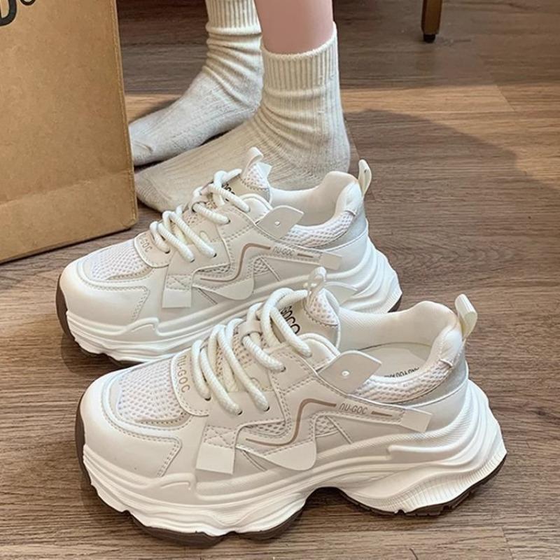 Женские кроссовки «папины кроссовки» новые весенне-осенние модели универсальные на толстой подошве увеличивающие рост повседневные женские туфли легкие спортивные туфли