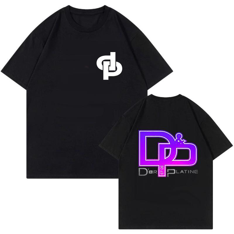 2026 French Rapper Jul Printed Unisexs Tshirt Casual Short Sleeve Tshirt Y2k Unisex Tee Tops Rapper Harajuku Unisexs Clothing Top