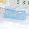 Simplicity Creative Design Pencil Case Fashion Solid Color Transparent Stationery Organizer Large Capacity Portable Pencil Pouch