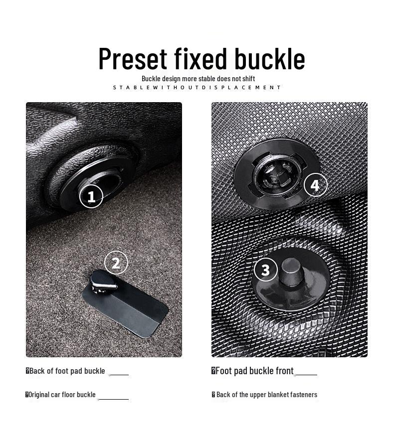 Eco-friendly All-Season TPE Odorless Car Floor Mats for Santa Fe, Lingdong, Kona