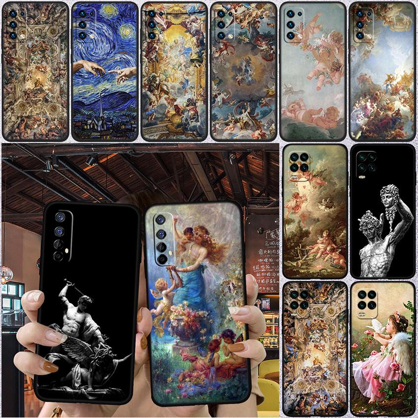 RP32 Fresco Adam Sculpture New High-End Shell Phone Case for Xiaomi Poco F8 M4 M5 M6 M7 X3 X6 X7 Pro GT NFC Ultra