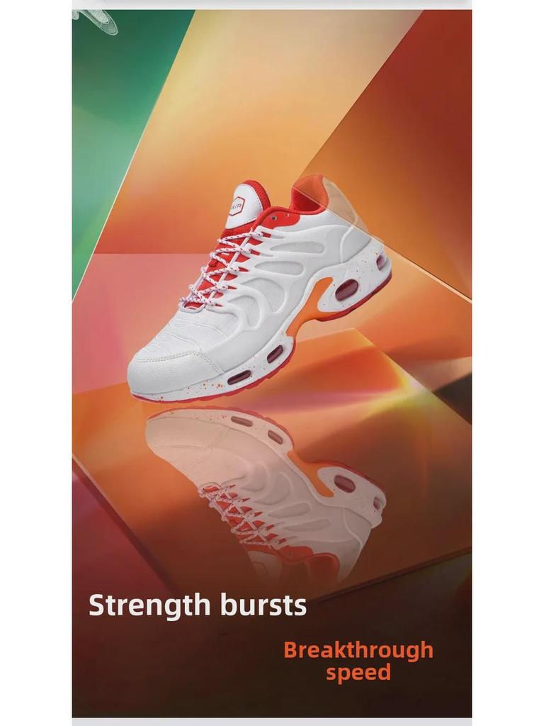 Men's Large Air Cushion Running Shoes - Ideal for Students and Sports