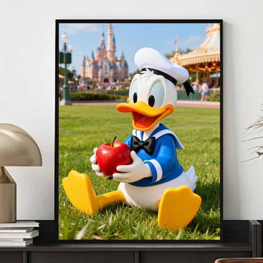 Disney Diamond Painting DIY Donald Duck Art Painting Set for Home Office Decoration Handmade Gifts