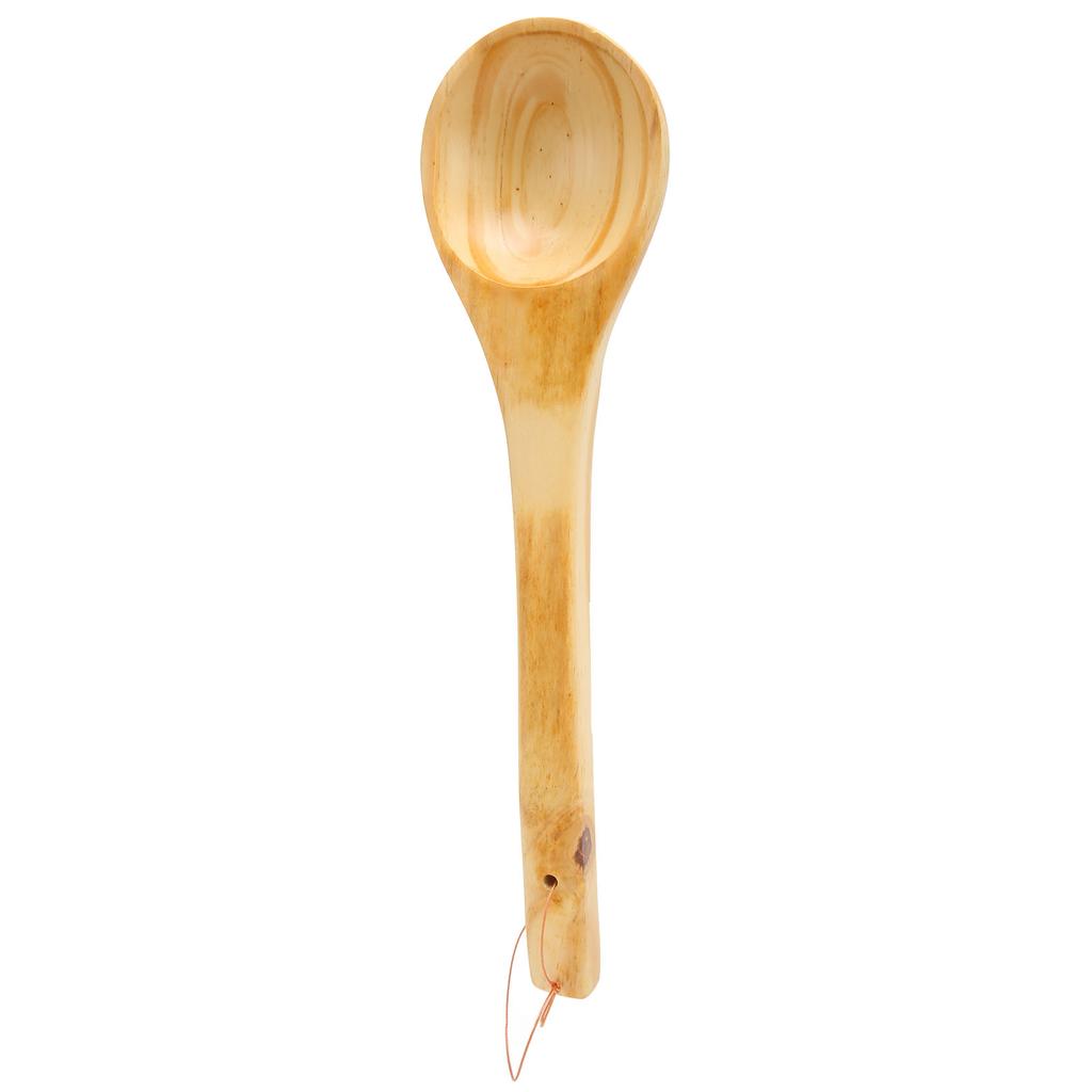Sauna Ladle Large Capacity Long Handle Portable Wooden Sauna Ladle Scoop for Tea Wine Water