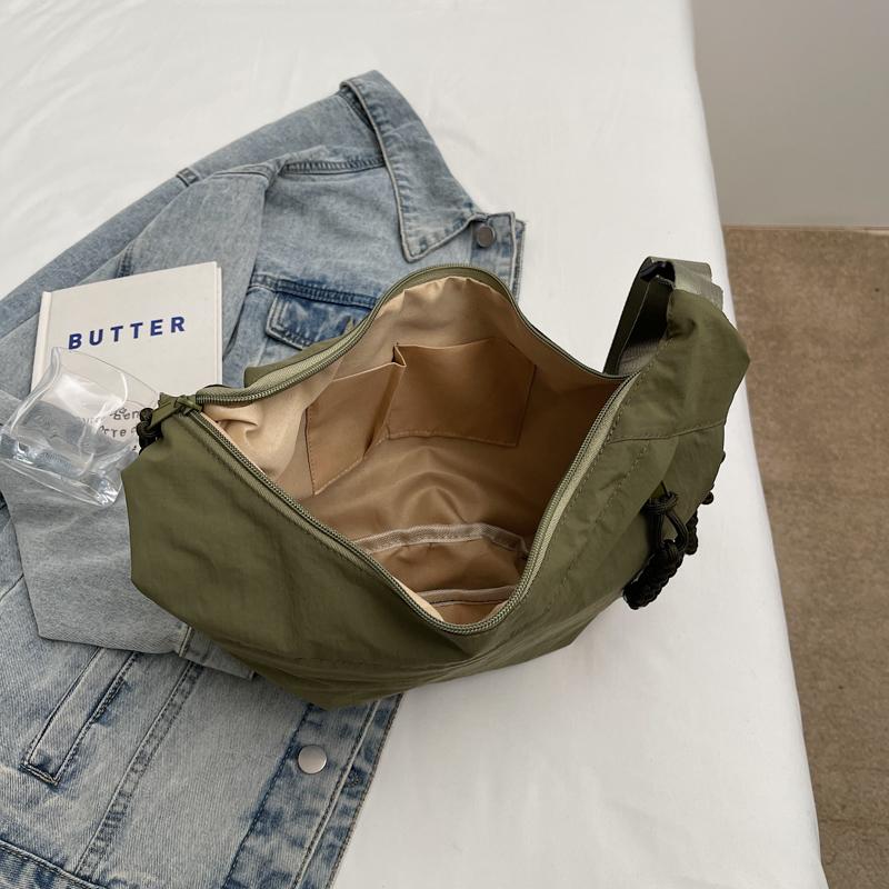 Сумка хобо женская сумка через плечо большая вместительная сумка через плечо однотонная спортивная сумка