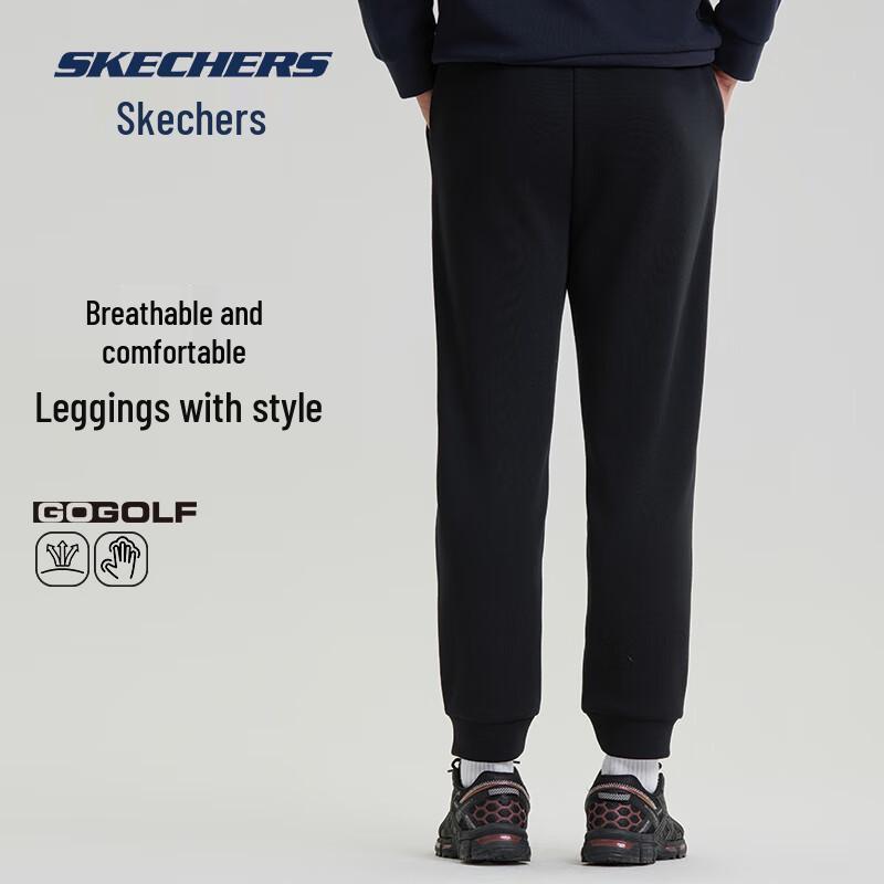 Skechers Мужские зауженные повседневные трикотажные брюки